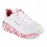 Skechers |  Uno Lite Lovely Luv — Бела — обувки