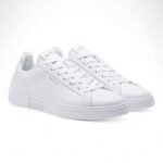 Replay | POLYS W CLEAN LEATHER LACE-UP SNEAKERS — Бела — обувки